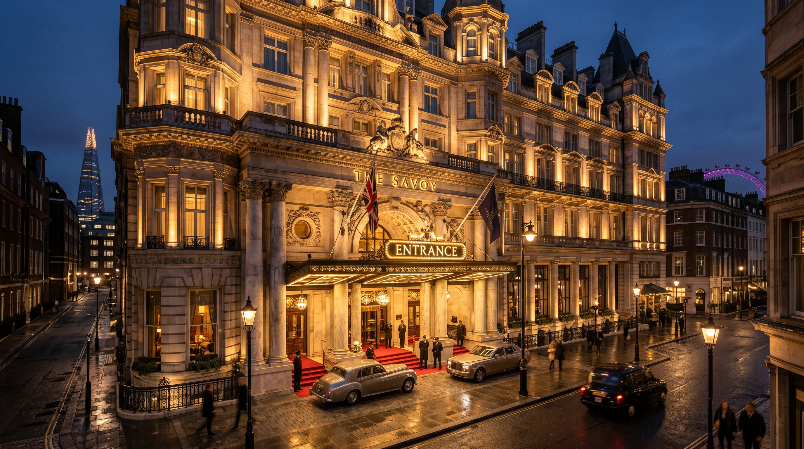 Exterior view from deluxe room at London City Hotel