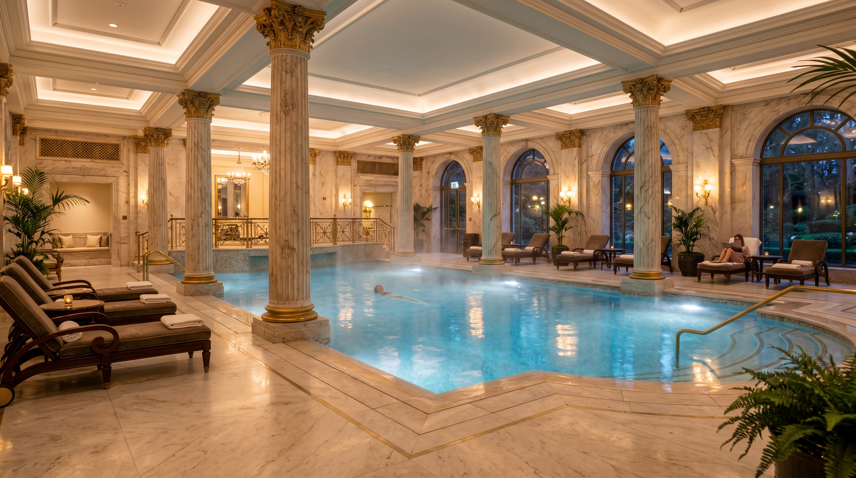 Luxury spa and pool at London City Hotel & Resort